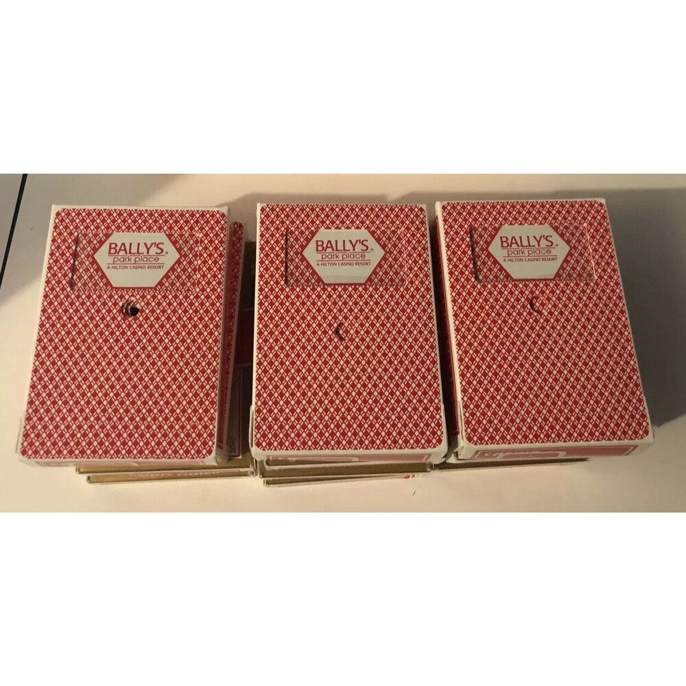 BALLY’S lot 12 Aristocrat Playing Cards Park Place A Hilton Casino Decks VINTAGE